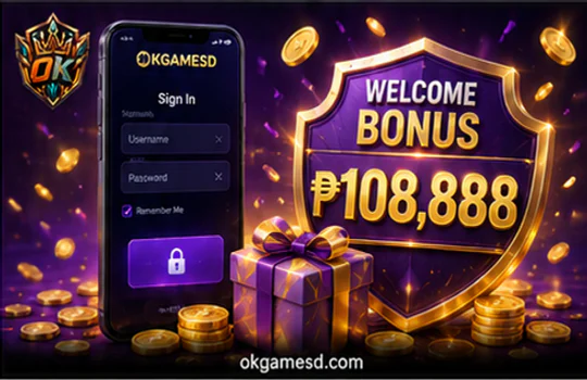 OKGAMES casino login register with VIP progress and secure member access